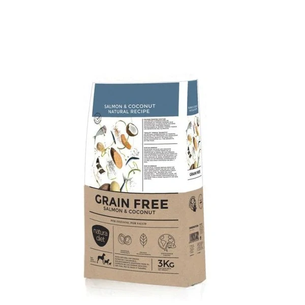 NATURA DIET GRAIN FREE SALMON & COCONUT 12kg
