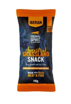 Primal Spirit Dog Iberian Snack - Ancestral Grassland 110g