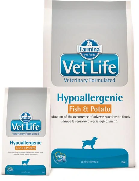 Farmina Vet Life dog hypoallergenic, fish & potato 12 kg