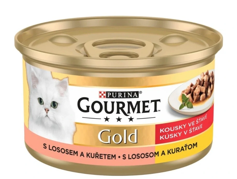 GOURMET GOLD 85g Losos a kura