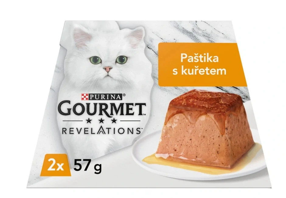 GOURMET REVELATIONS 2x57g pašteta s kuratom