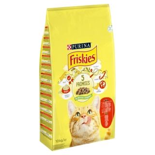 Friskies s lahodnou kombináciou hovädzieho a kuraťa a so zeleninou 10 kg