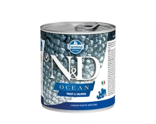 Farmina N&D dog OCEAN trout & salmon konzerva 285 g