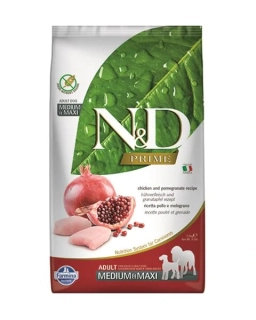 Farmina N&D dog PRIME (GF) adult medium & maxi, chicken & pomegranate 2,5 kg