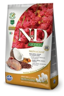 Farmina N&D dog QUINOA (GF) adult all breed, skin & coat, quail 7 kg