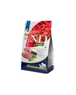 Farmina N&D dog QUINOA (GF) adult medium & maxi, weight managment, lamb & broccoli 7 kg