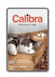 Calibra Cat Kapsa Premium Adult jahnacie & hydina 100g